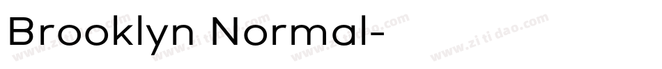 Brooklyn Normal字体转换
